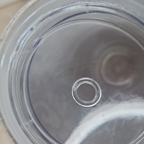 Vera Bradley 20oz purple teal paisley print tumbler with straw - Picture 7 of 7